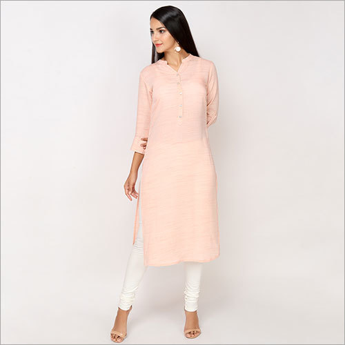 Solid Pastel Kurta 